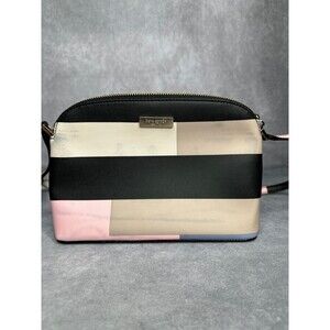 Kate Spade colorblock multi color Crossbody sling purse *has flaws